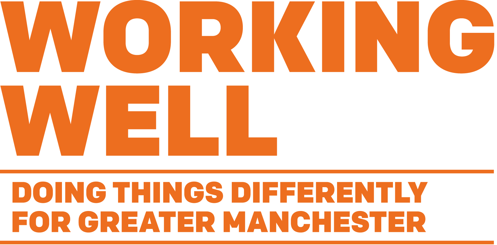 Working Well - Doing things differently for greater Manchester
